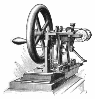 La máquina de Lias Howe. Wikimedia Commons